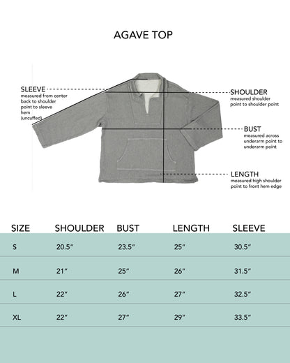 Agave Top - Reynolds Brown - Soft Slub Cotton