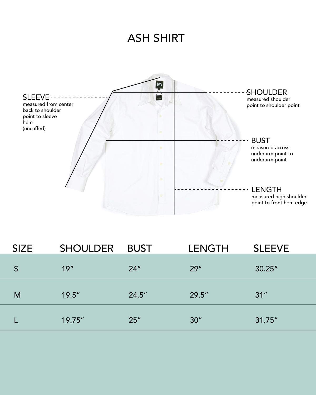 Ash Shirt - Smoke - Pencil Stripe