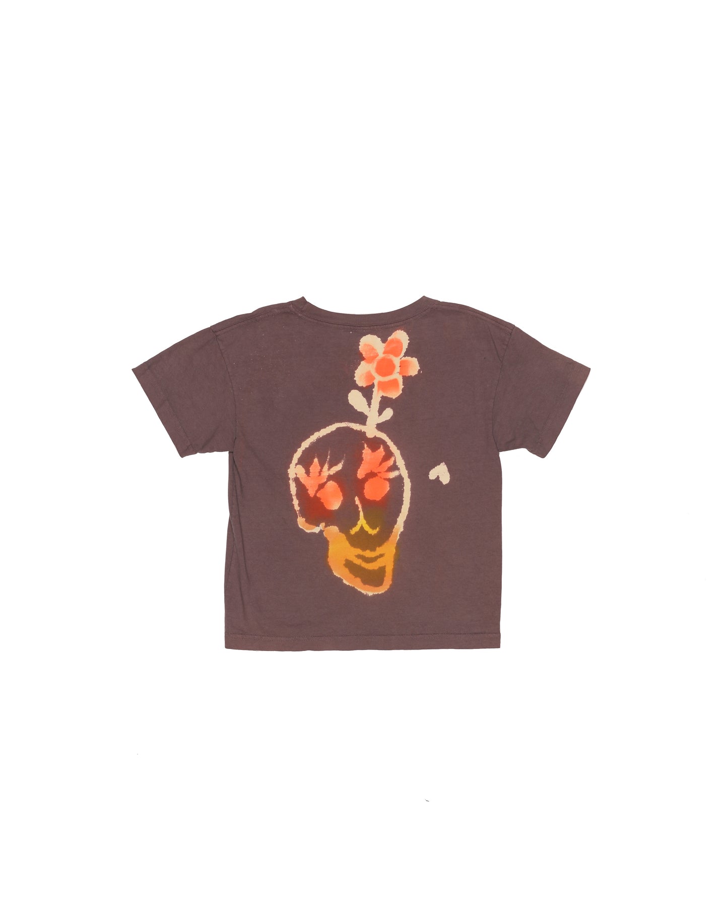 Short Sleeve Tshirt - AP #17 "flower skull" X-Small