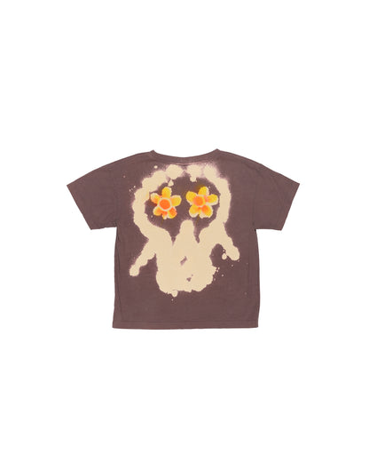 Short Sleeve T-shirt - AP #18 "flower skull" Small