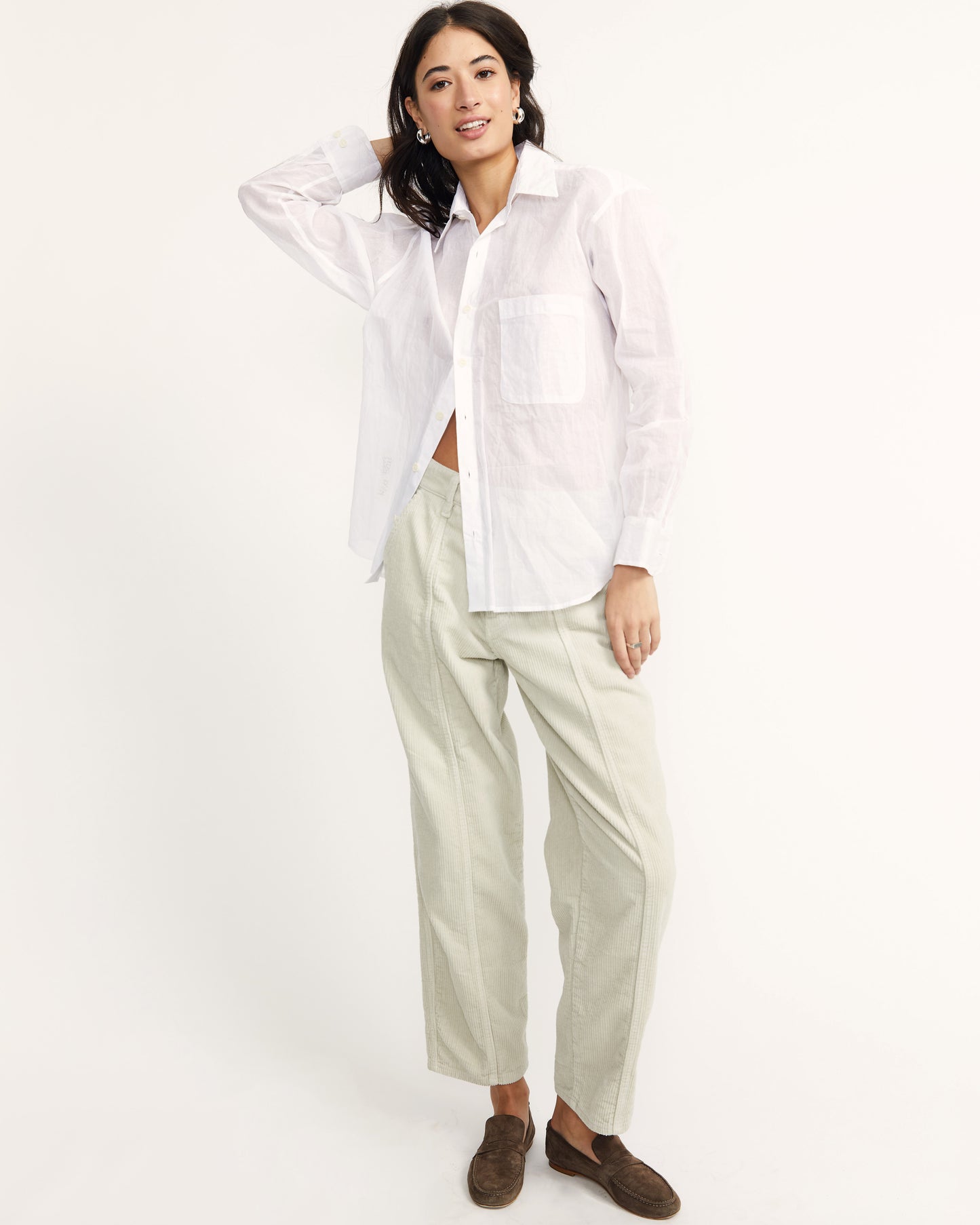 Ash Shirt - White - Organdy