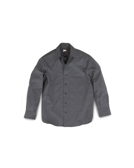 Ash Shirt - Smoke - Pencil Stripe