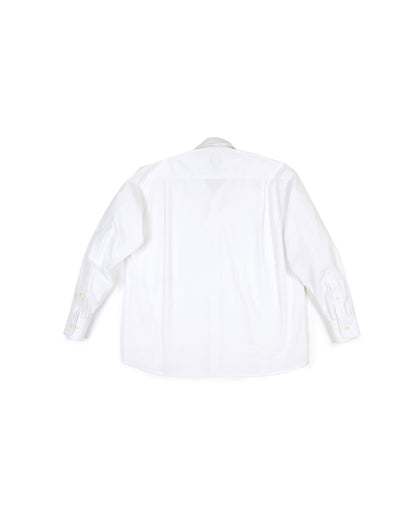 Ash Shirt - Soft White Pleat - Poplin