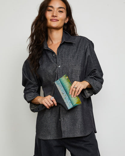 Ash Shirt - Indigo - Brushed Flannel