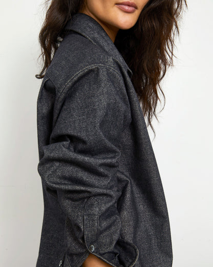 Ash Shirt - Indigo - Brushed Flannel