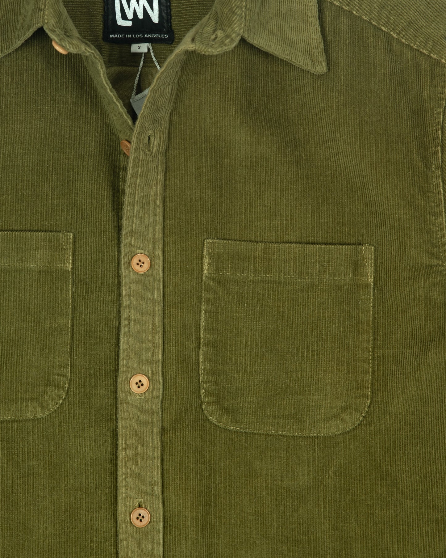 Brug Shirt - Olive- Cotton Corduroy