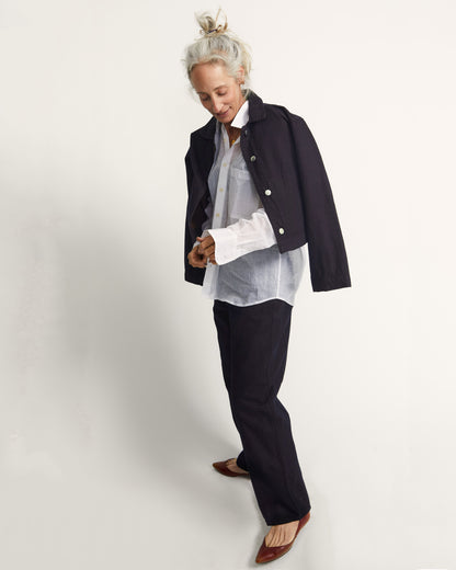 Cactus Jacket - Mulberry - Indigo Denim