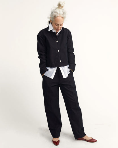Cactus Jacket - Mulberry - Indigo Denim