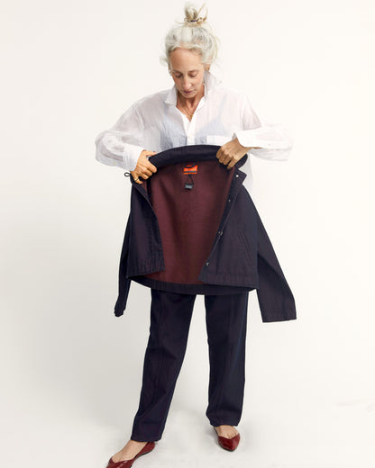Cactus Jacket - Mulberry - Indigo Denim