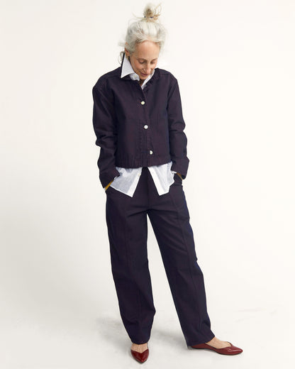 Cactus Jacket - Mulberry - Indigo Denim
