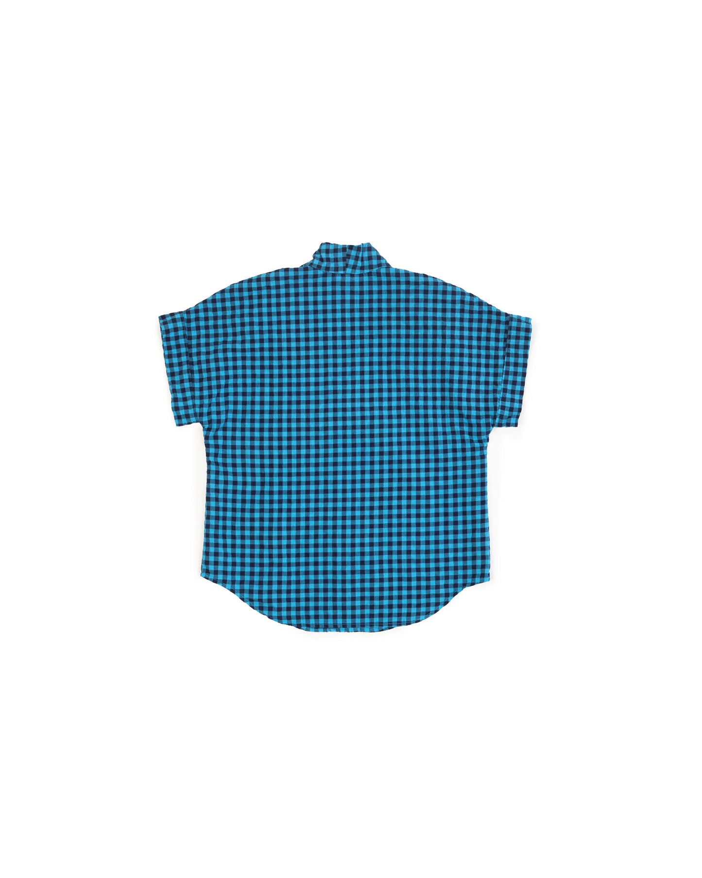 Calla Top - Parrot - Seersucker Gingham