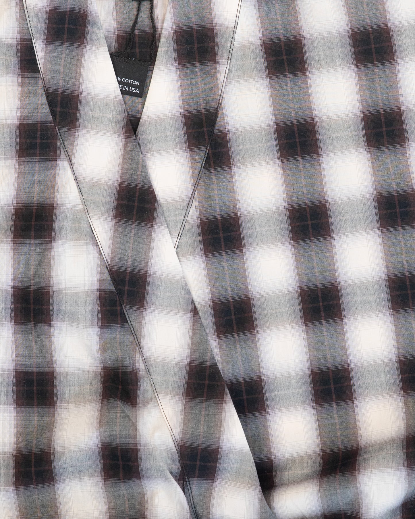 Calla Wrap Dress - Java - Shadow Check Poplin