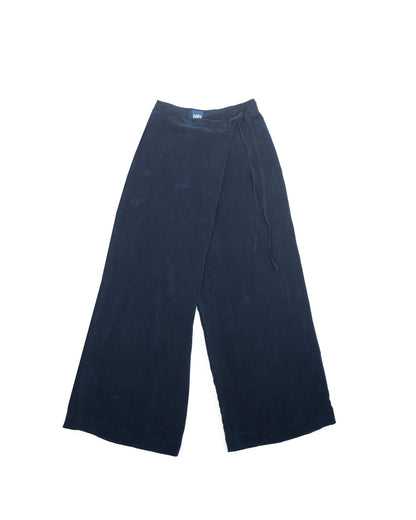Calla Wrap Pant - Abyss - Cupro