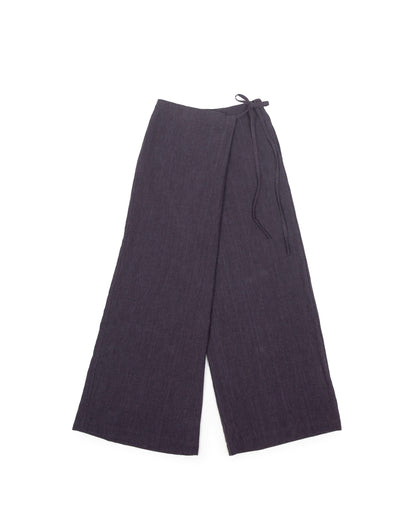 Calla Wrap Pant - Dusk - Hatch Linen