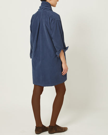 Darly Dress - Rain - Pinwale Corduroy