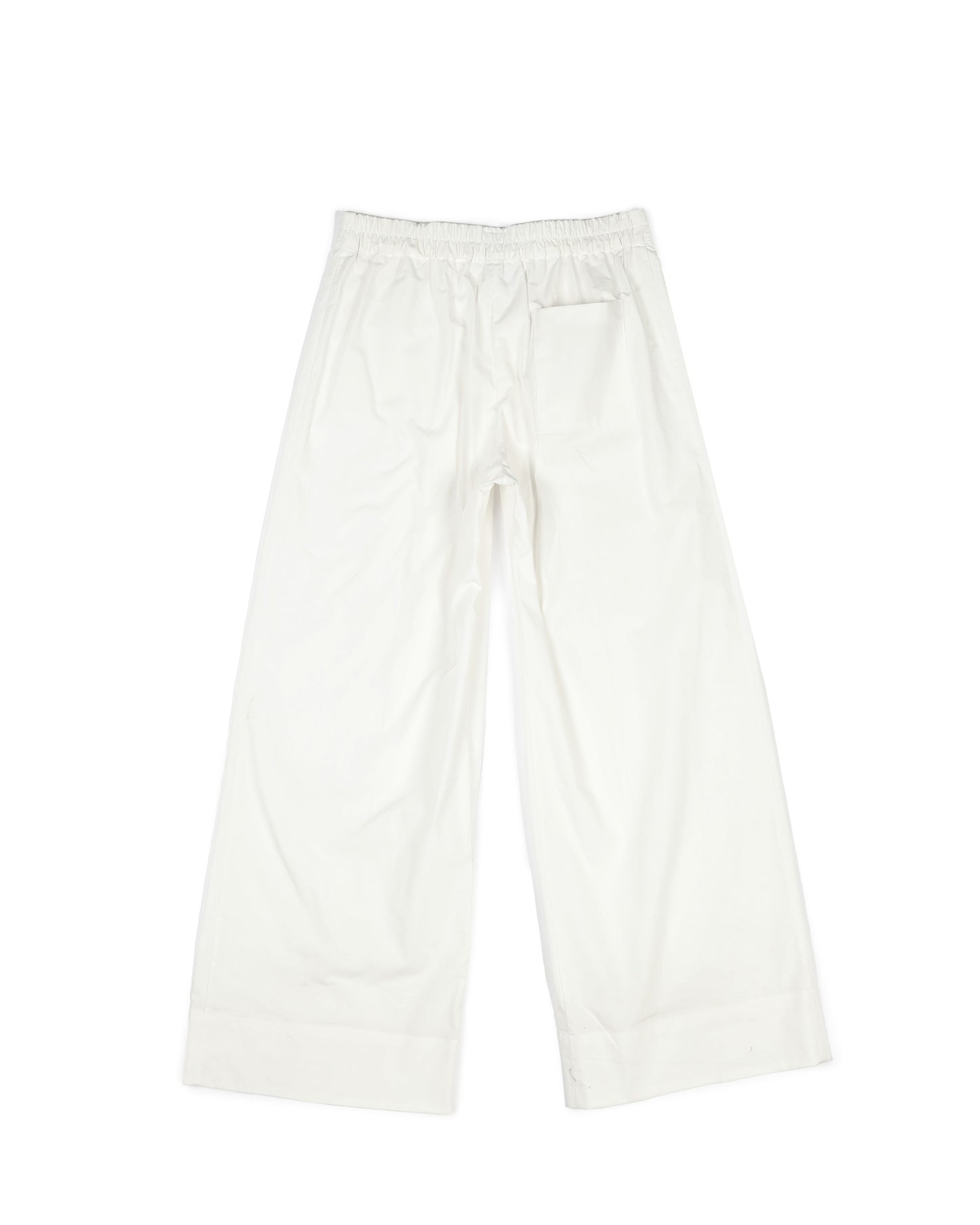 Ela Pant - White - Compact Cotton