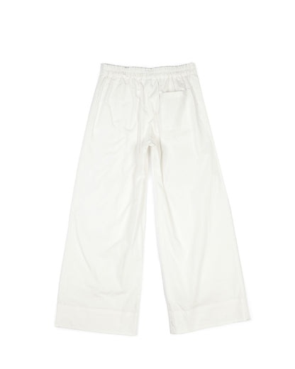 Ela Pant - White - Compact Cotton