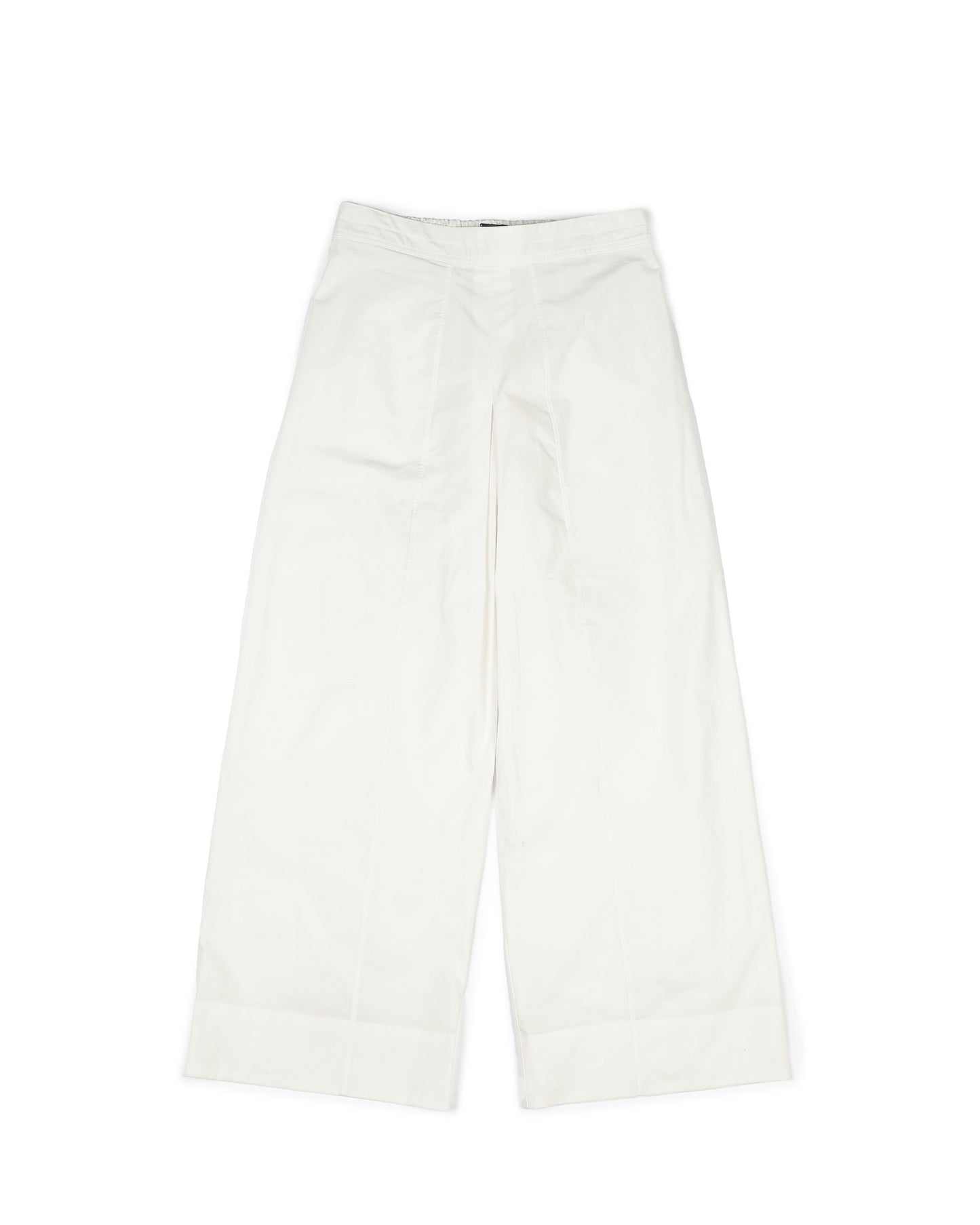 Ela Pant - White - Compact Cotton