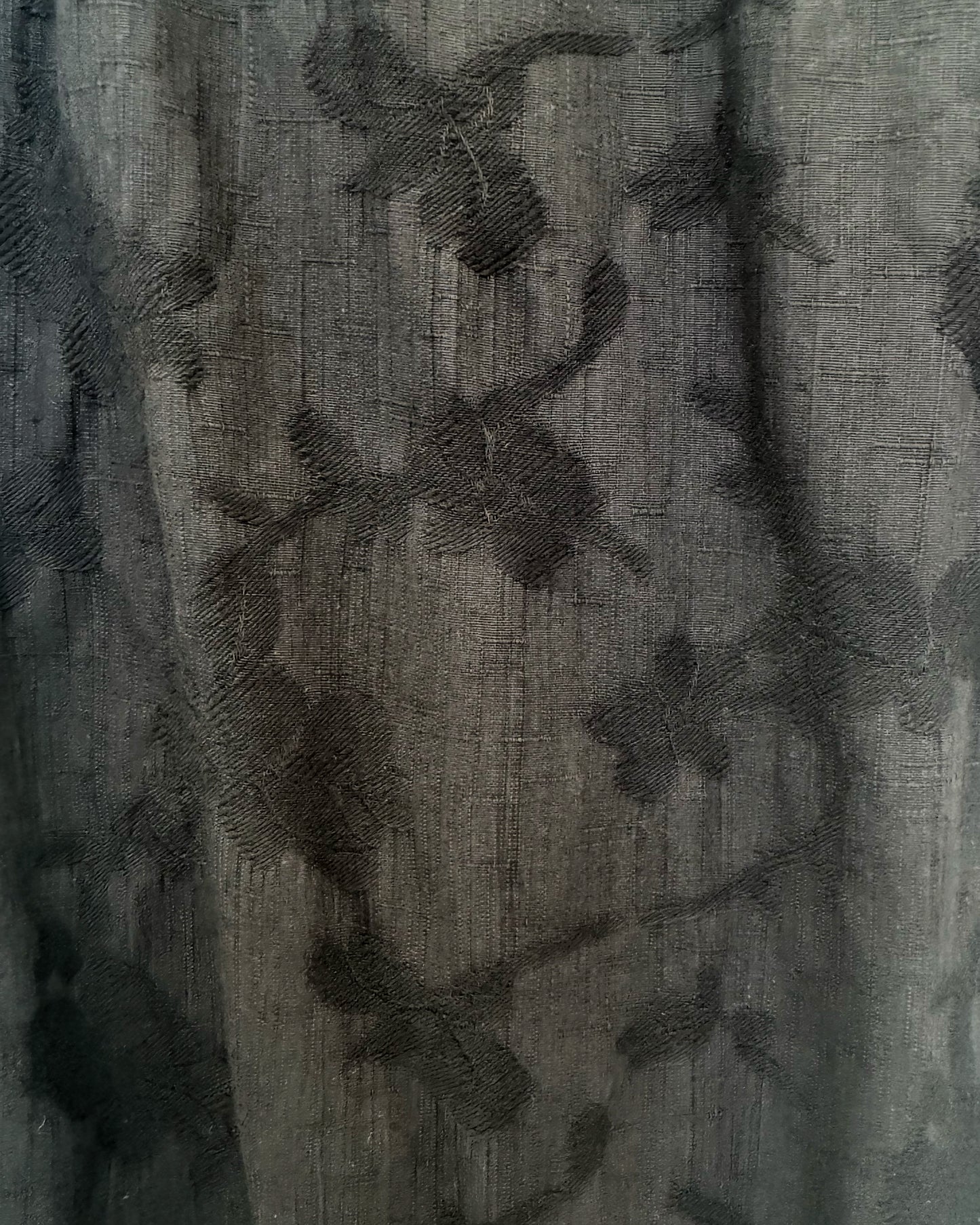 Glenn Skirt - Smoke - Floral Jacquard
