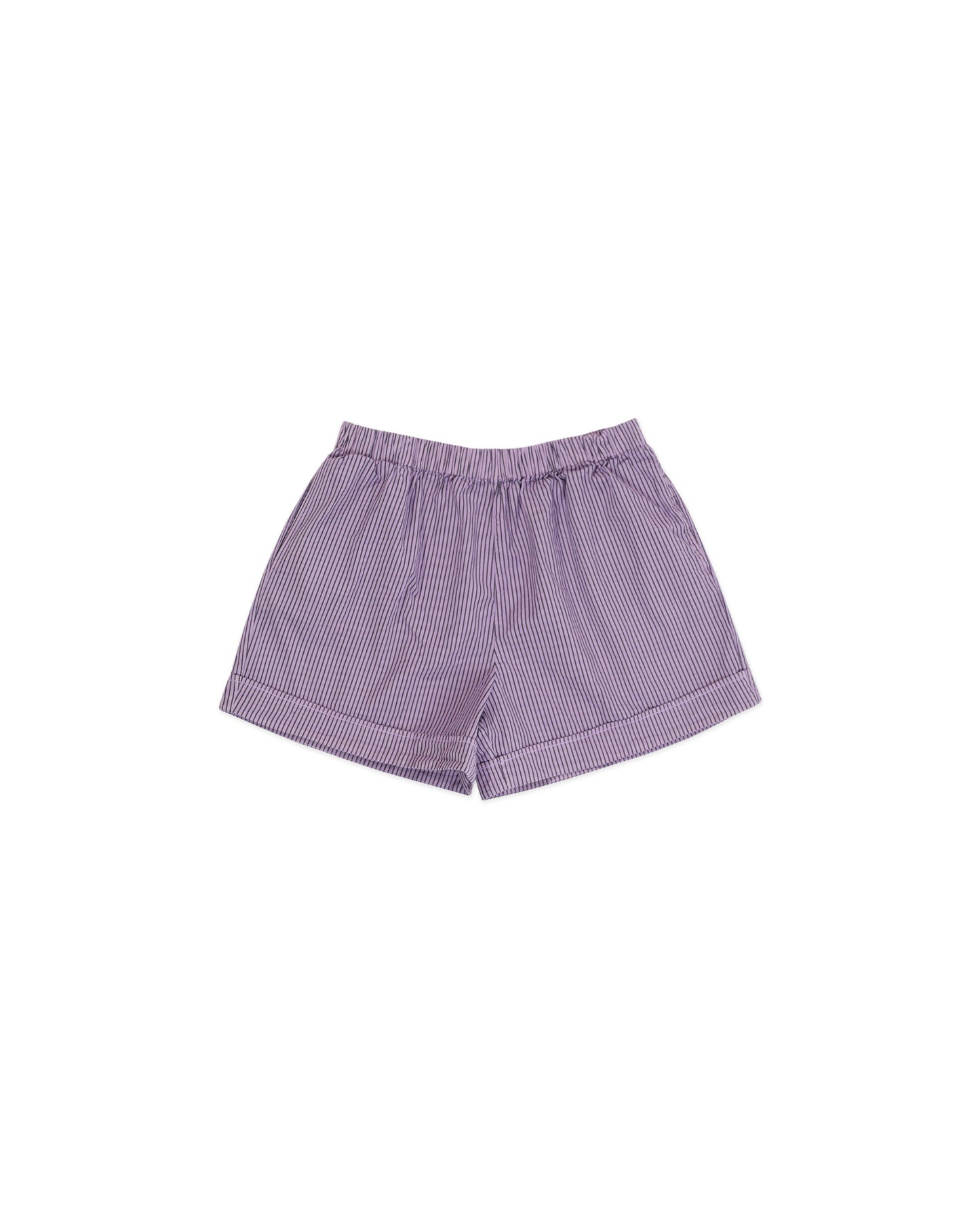 Hawthorn Short  - Dark Lavender - Pencil Stripe