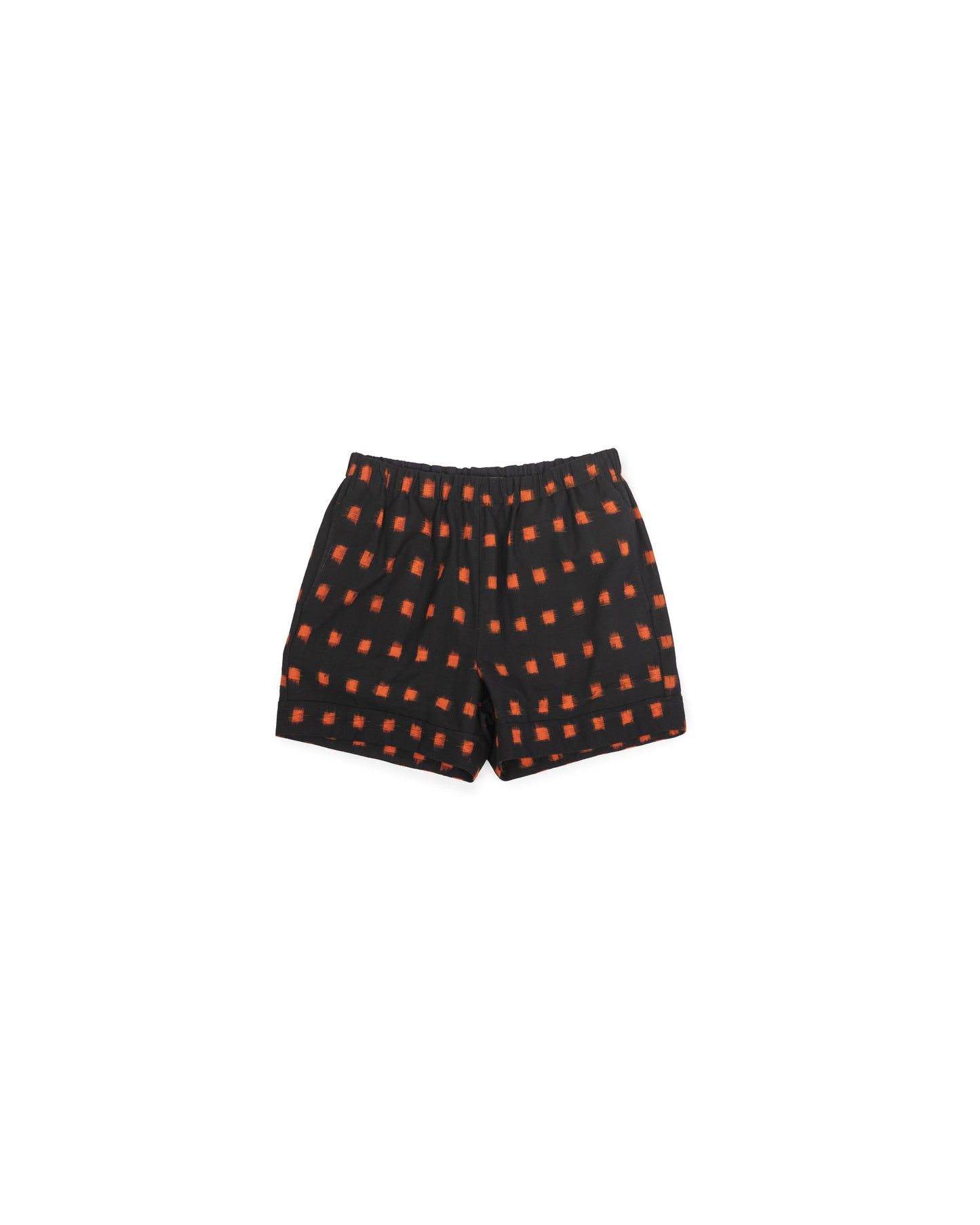 Hawthorn Short - Flame Pixel - Handloom Ikat