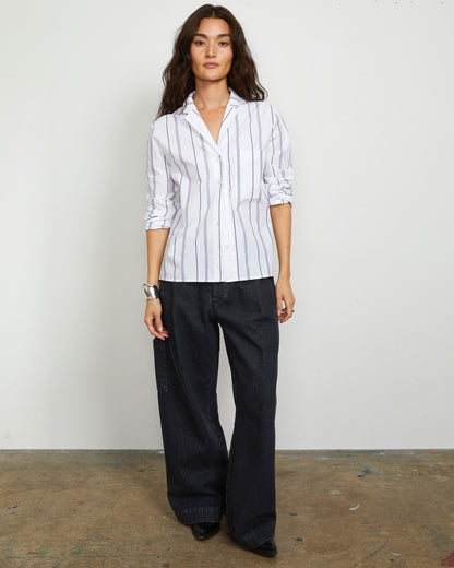 Ivy Shirt  - Multi-Stripe - Yarn Dyed Poplin