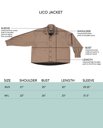 Lico Jacket - Graphite - Double Faced Wool