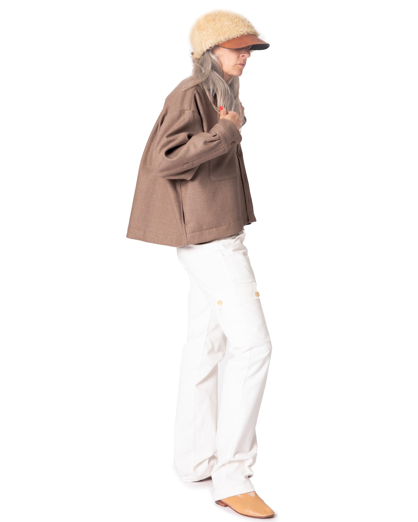 Lico Jacket - Sand - Double Faced Wool