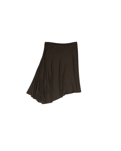 Ladle Skirt - Espresso - Wool Jersey