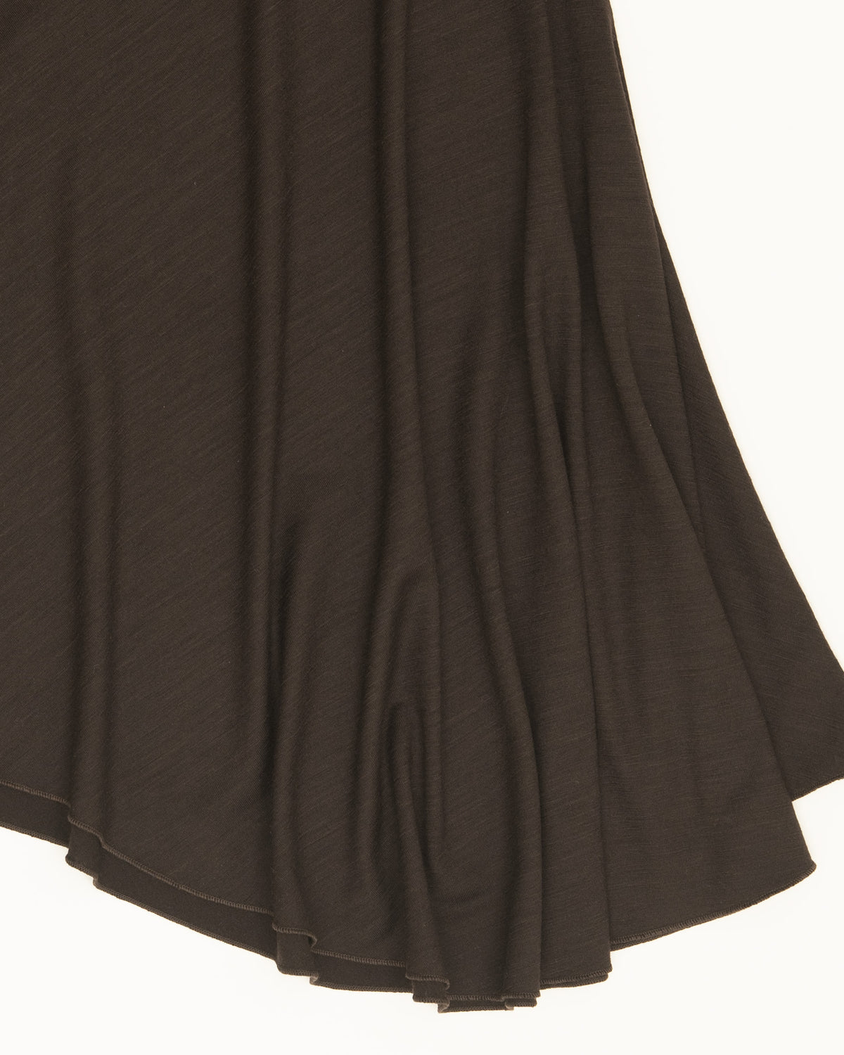 Ladle Skirt - Espresso - Wool Jersey
