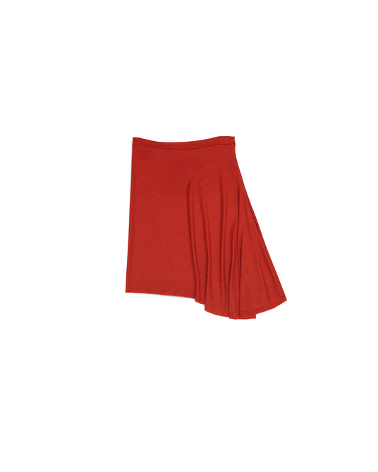 Ladle Skirt - Pepper - Lustre Wool Jersey