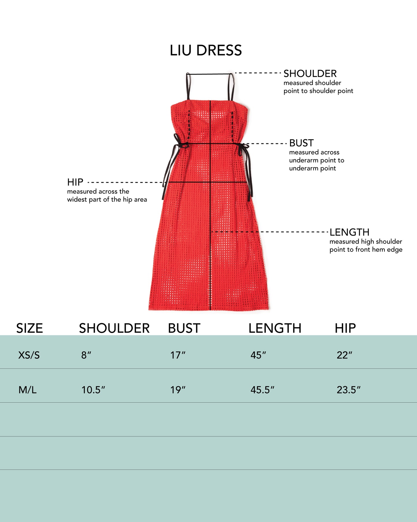 Liu Dress - Taijin - Grid Broidery Cotton