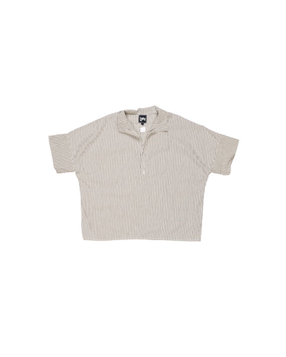 Mugho Top - Natural - Vertical Stripe