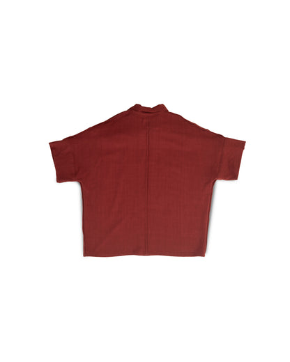 Drapey Mugho Top - Sumac - Drapey Linen