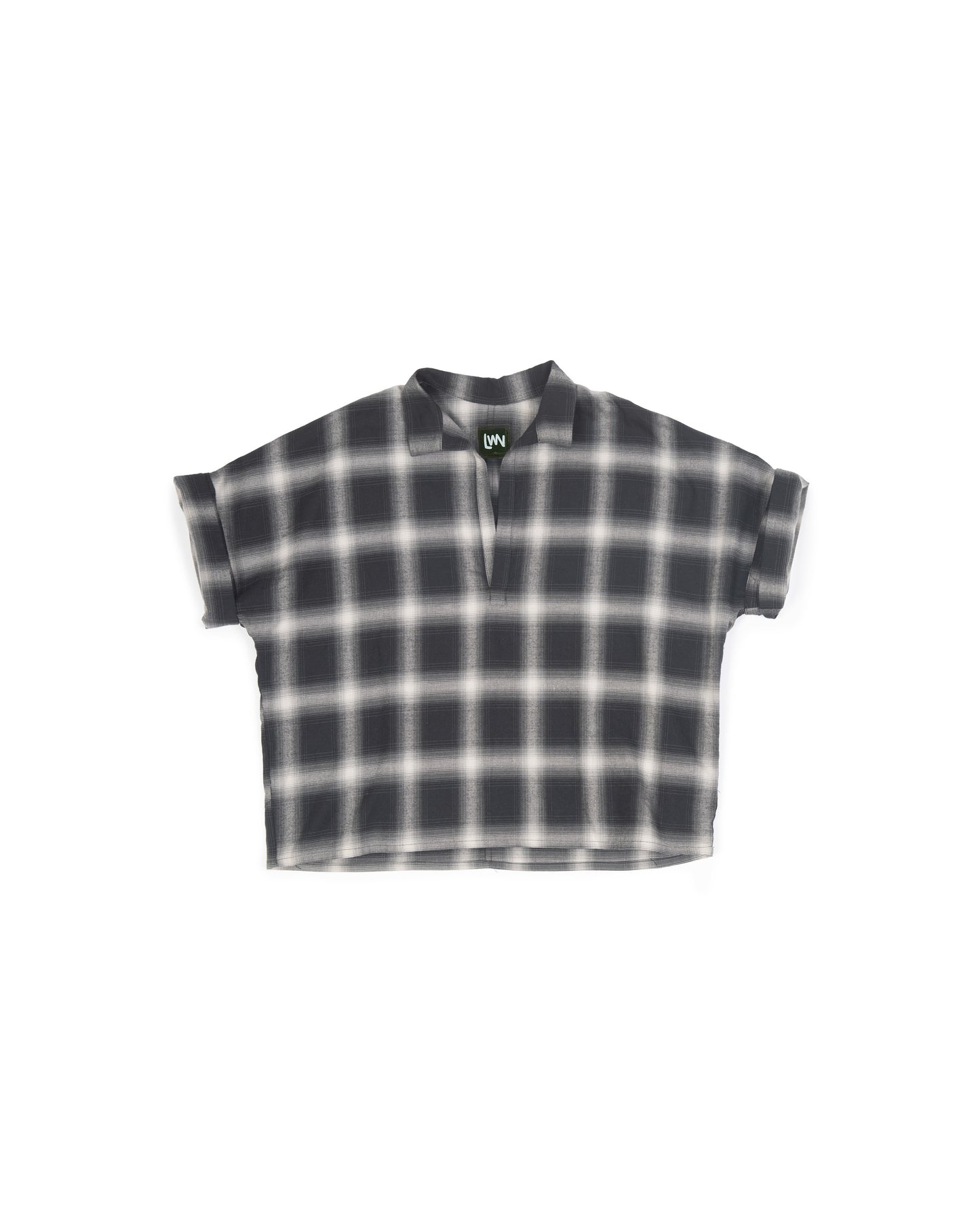 Mugho Top - Shadow Check - Drape Flannel