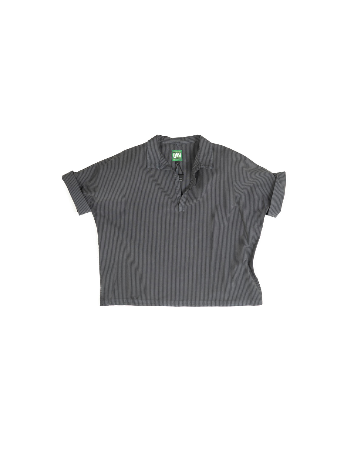 Mugho Top - Smoke - Pencil Stripe
