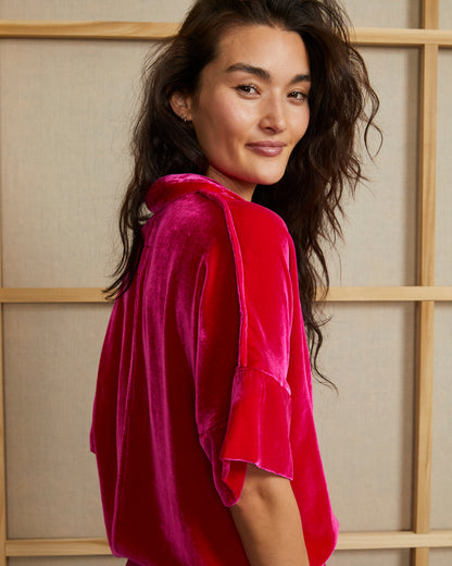 Mugho Top - Fuchsia - Velvet