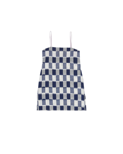 Neri Slip - Lapis - Ikat Check