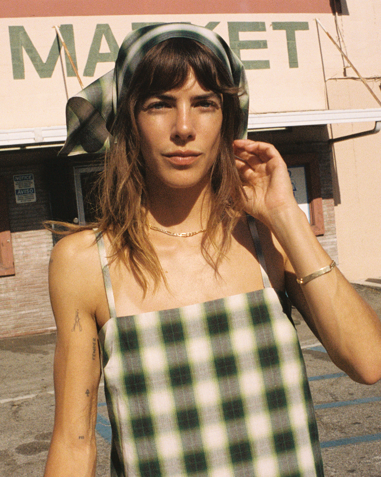 Neri Slip - Clover - Shadow Check