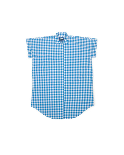 Nou Dress - Aqua - Gingham