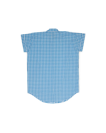 Nou Dress - Aqua - Gingham