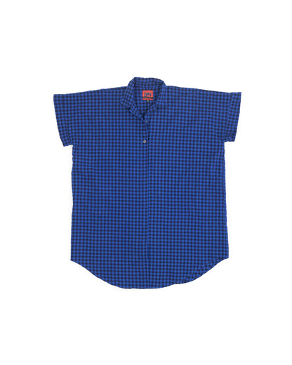 Nou Dress - Seersucker Gingham - Electric