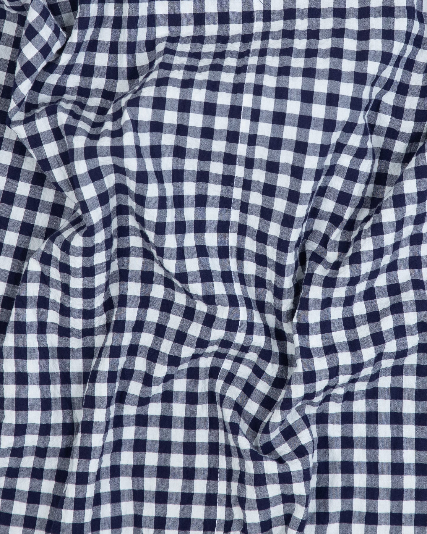 Calla Top - Navy- Seersucker Gingham