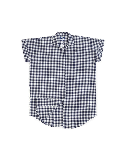 Nou Dress - Seersucker Gingham - Navy
