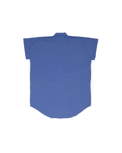 Nou Dress - Royal - Yarn Dyed Poplin