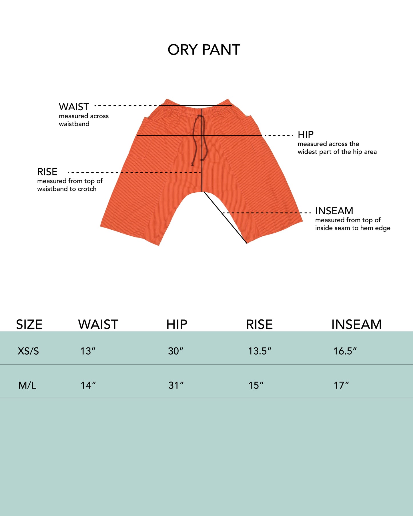 Ory Pant - Flame - Shadow Stripe