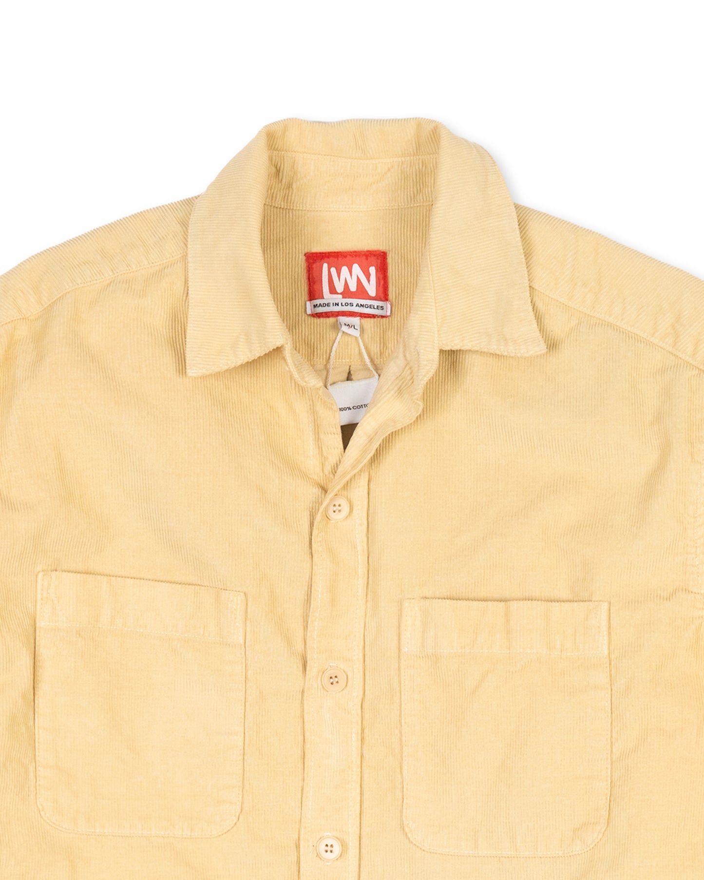 Oz Shirt - Butter - Cotton Corduroy