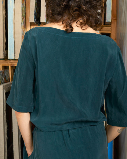 Ory Dress - Dark Teal - Soft Wash Cupro