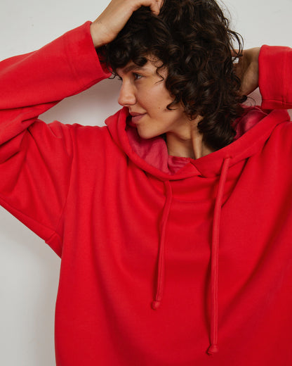 Oz Hoody - Candy Red - Terry