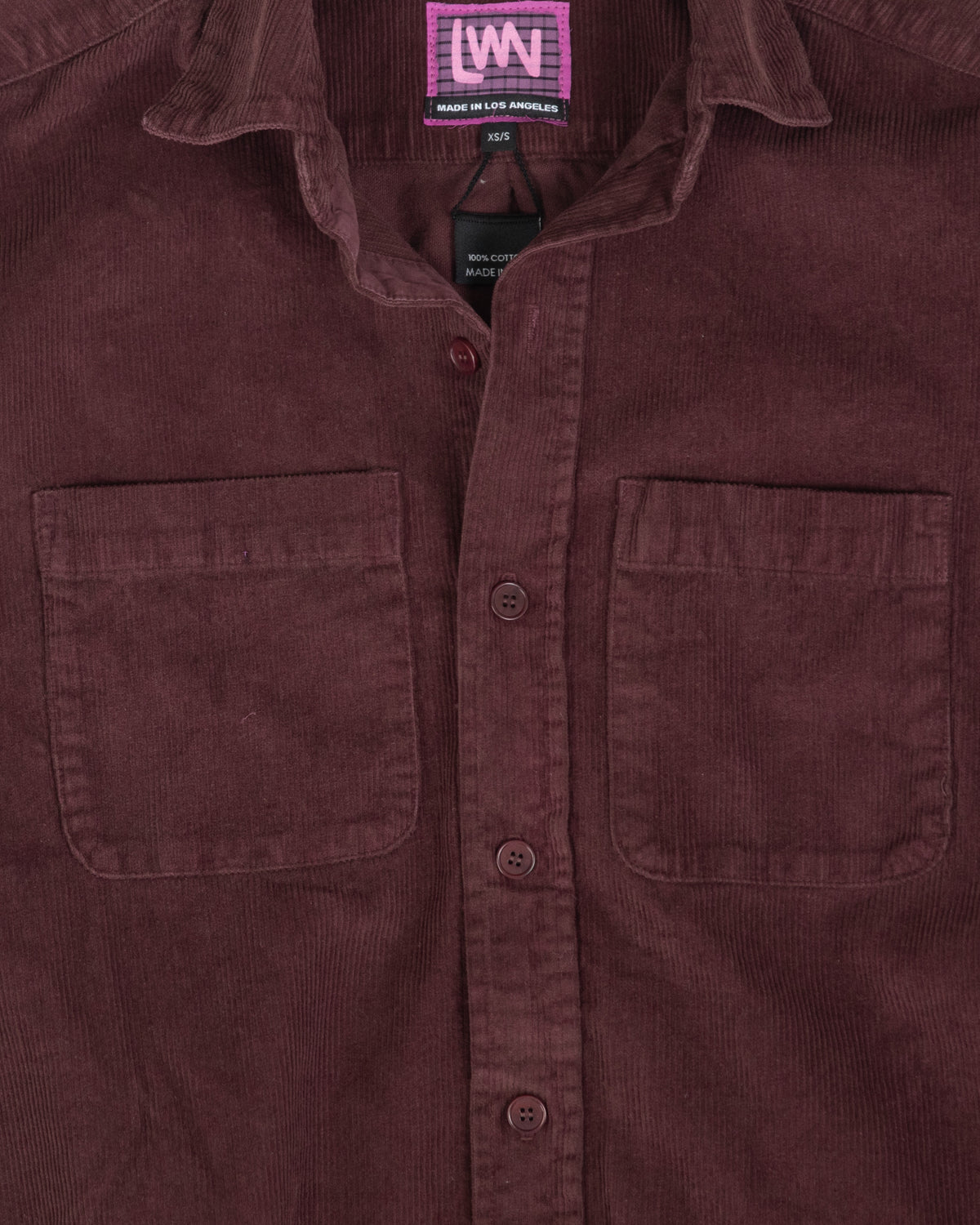 Oz Shirt - Mulberry - Cotton Corduroy